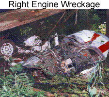 Right Engine Wreckage - If you have posttraumatic stress due to a plane crash, contact us in Bloomfield Hills, Michigan, and receive information for legal advice and support groups.